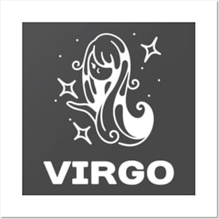 Zodiac Sign Virgo Posters and Art